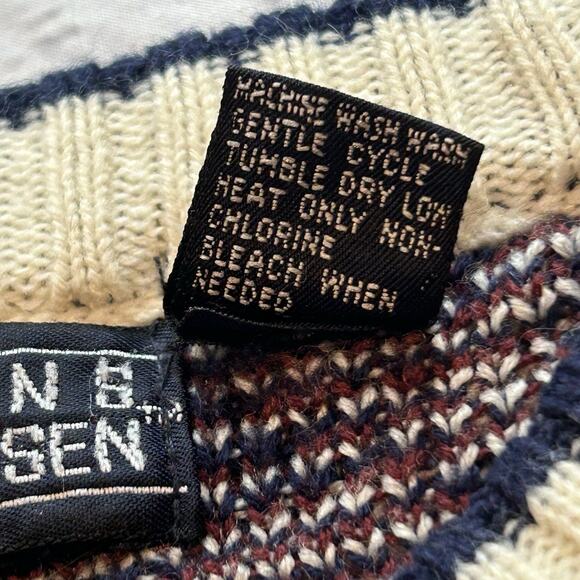 Vintage Van Heusen Knit Pattern Geometric Sweater Size L - Picture 5 of 11